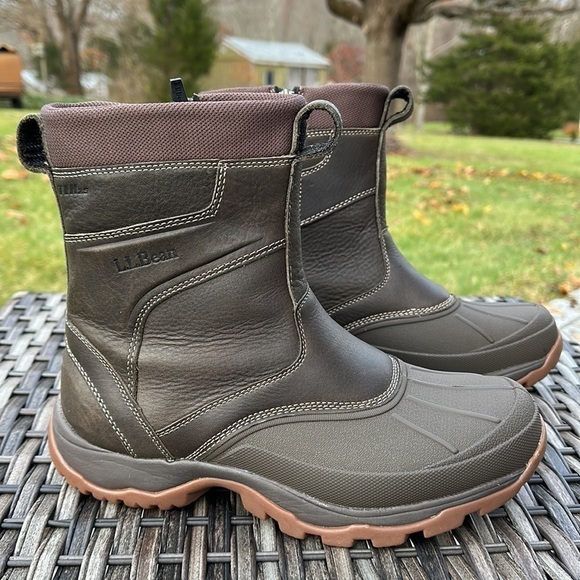 L.l. Bean Men's Storm Chaser Boots 5 - Dark Ash - Picture 2 of 16